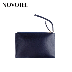 Suave delgada del teléfono del cuero genuino bolsa de mujer bolso de mano del embrague con la correa de muñeca - Product Image 1