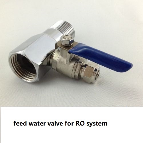 RO Acqua Di Alimentazione Adattatore Da 1/2 "a 1/4" Valvola A Sfera Rubinetto Rubinetto Di Alimentazione Ad Osmosi Inversa - 13