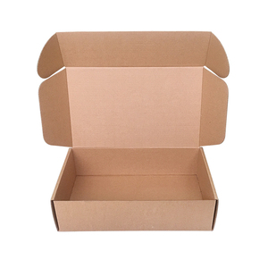 Giá thẻ xám + Vật liệu sóng Nâu Debossed trang phục phẳng các tông đóng gói lớn Hộp Tùy chỉnh bao bì hộp carton - Product Image 2