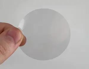 批发 3.5厘米/35毫米透明 PVC 透明圆形贴纸密封标签