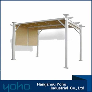 Al aire libre pérgola jardín sombrilla tienda <span class=keywords><strong>hierro</strong></span> <span class=keywords><strong>forjado</strong></span> gazebo de aluminio pérgola - Product Image 1