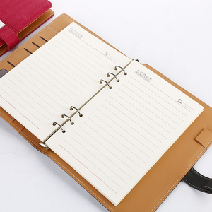 Hardcover Loose Leaf Leather Business Journal Notebook Combination <strong>Lock</strong> <strong>Diary</strong> - Product Image 3