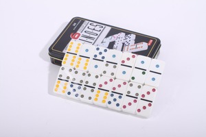 <span class=keywords><strong>Casa</strong></span> juego de alta calidad acrílico dominó en caja de lata - Product Image 6