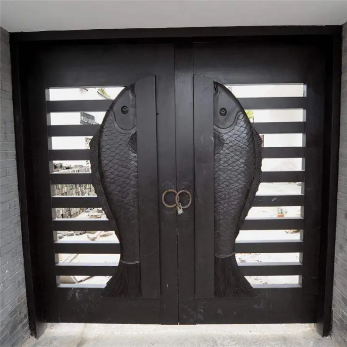Foshan stufa in ghisa porta con ingresso cancello pilastro disegni per la chiesa porta in vendita