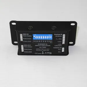 Prioritas DMX Sinyal Kontrol 0-10 V PWM DMX512 Dimmer untuk LED