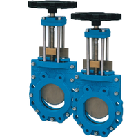 Vanne de type couteau à eau en fonte grise de marque SUFA, la meilleure marque de vanne de Chine, DN100-DN150 PN1.6Mpa, pour usage industriel