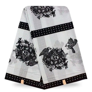 H & D Vente Chaude de Haute Qualité 6 Mètres Spandex Coton Africain <span class=keywords><strong>Wax</strong></span> Prints Tissu Avec Le Meilleur Prix - Product Image 2