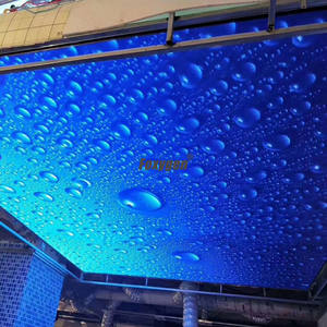 2025 Popular nueva llegada Pvc <span class=keywords><strong>cielo</strong></span> estrellado diseño estrella río UV impresión techo colgante para película elástica de PVC - Product Image 1