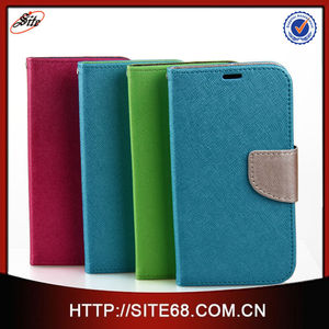China flip funda de piel para Samsung S5,Funda de piel universal para teléfono móvil con ranura para tarjetas con buen <span class=keywords><strong>precio</strong></span> - Product Image 1