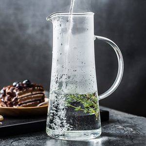 Pichet à eau <span class=keywords><strong>en</strong></span> <span class=keywords><strong>verre</strong></span> Borosilicate transparent, 1,5 l, avec couvercle <span class=keywords><strong>en</strong></span> acier inoxydable, résistante à la chaleur, pour <span class=keywords><strong>Carafe</strong></span> à carpe, filtre à eau - Product Image 6