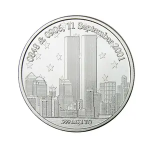 best selling made in china cheap fashionable classic 2d pure silver raw material laser engraving grainy silver coins .999