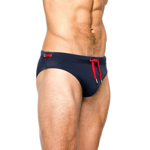 Commercio all'ingrosso 2019 Notizie di Alta Qualità Solido Impermeabile Breve Cut Mens Sexy Basso Costumi Da Bagno Per Adulti di Sesso Maschile di Sport Breve Logo Personalizzato <span class=keywords><strong>Bikini</strong></span> <span class=keywords><strong>uomo</strong></span> - Product Image 5