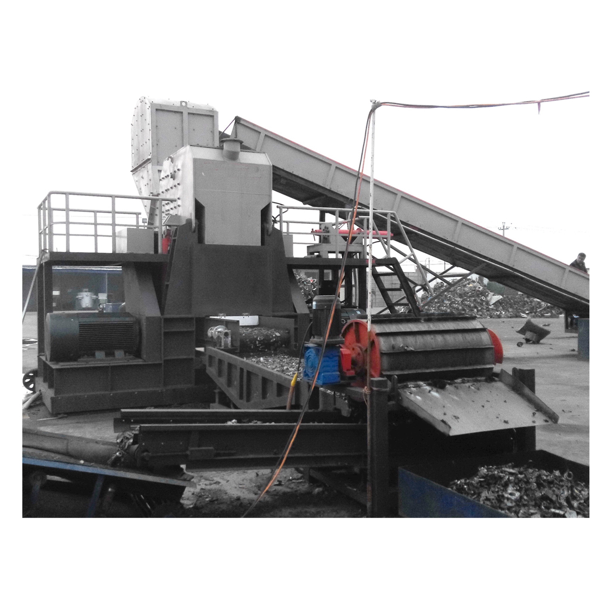 Industriële Metalen Schroot Shredder/Schroot Versnipperen En Recycling Machine/Aluminium Motor Crusher