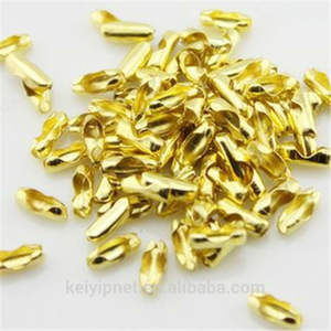 Catena a sfera in metallo da 1.0mm a 3.2mm d'oro - Product Image 5