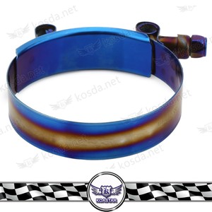 สากล2.5 ''สแตนเลสปรับไทเทเนียมสีฟ้า T สายฟ้ายึดท่อ - Product Image 5