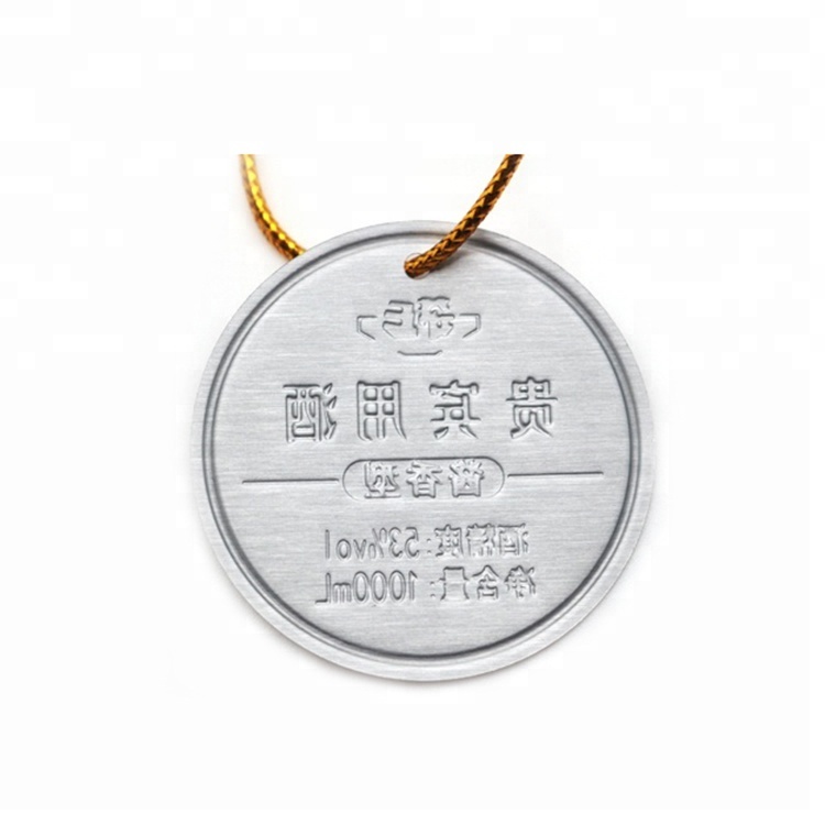En gros Gravé Vin Étiquette Privée En Acier Inoxydable de Taille Logo Plaque Signalétique
