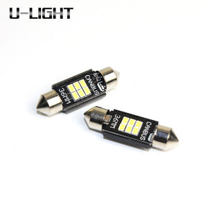 Ampoules LED super lumineuses <span class=keywords><strong>28mm</strong></span> 31mm 36mm 39mm 41mm <span class=keywords><strong>C5W</strong></span> Canbus Festoon avec 3020 puces 200LM pour voiture dôme carte coffre lumière de courtoisie - Product Image 5