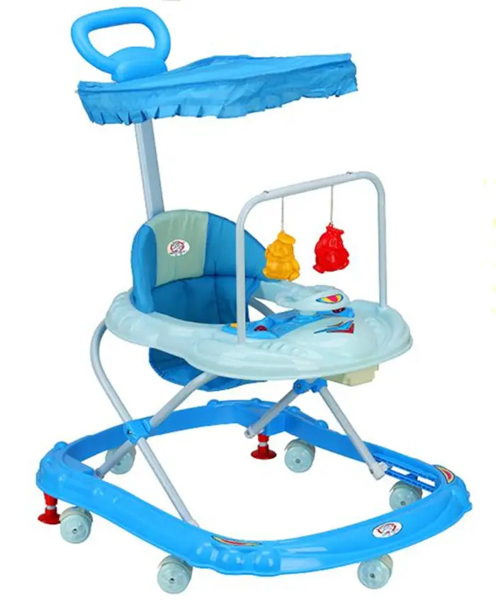 Baby Walker Roda Karet Desain Rocker Baby Walker dan Alat Bantu Jalan Bayi Mewah Buatan Cina