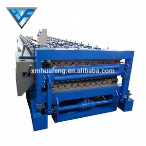 골판지 및 IBR 지붕 타일 기계/지붕 타일 롤 성형 기계/더블 레이어 지붕 성형 롤링 기계 - Product Image 1