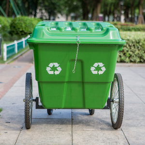 Résistance à la corrosion 400L poubelle maquette avec roues - Product Image 6