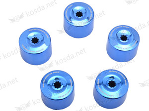 5 unids/set 17HEX universal Anti-ladrón Cubierta <span class=keywords><strong>Central</strong></span> <span class=keywords><strong>de</strong></span> <span class=keywords><strong>Tuercas</strong></span> <span class=keywords><strong>de</strong></span> Tornillo Tapas Con Herramienta <span class=keywords><strong>De</strong></span> Desmontar - Product Image 2