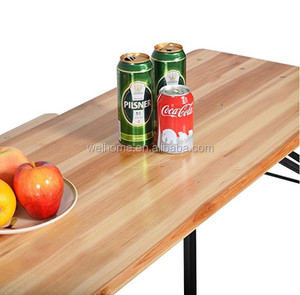 Günstige Massiv Tannenholz Klapp bier tisch Set Garten Picknick tisch und Bank - Product Image 6