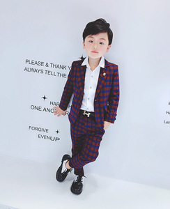 Vêtements 2 pièces en maille et coton pour enfants, nouveau costume, <span class=keywords><strong>pantalon</strong></span>, style monsieur, 2019 - Product Image 3