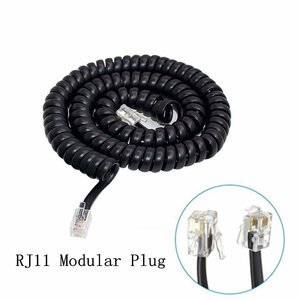 Câble de raccordement téléphonique RJ11 RJ12 plat 6p4c 6P6C 4p4C 2P2C 1 paire 2 paires 3 paires - Product Image 2