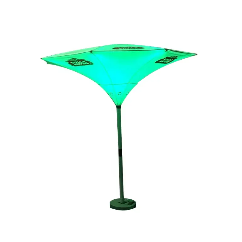 Vendita calda Mobili Da Giardino Colourful Led Tulip Parasole Ombrello a Forma di Fiore Fungo Ombrello Con Il Certificato del CE