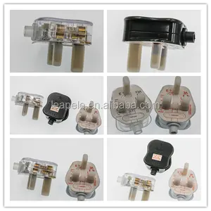 3 pinos 13a tomada reino unido plug uk 3 pinos conectores bs 1363 /uk e adaptador euro plug com fusível 13a