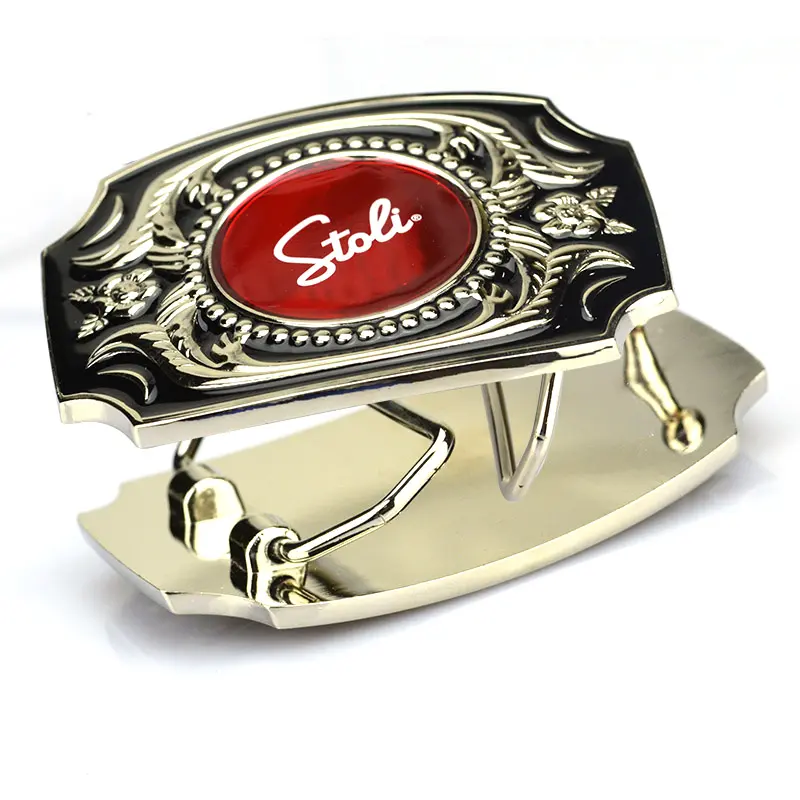 Boucles de ceinture en métal coloré pour hommes, bijoux de fabrication, vente en gros, Logo de luxe personnalisé, pour ceinture