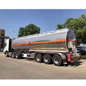 Semirimorchio di Alta Qualità a 3 Assi HOWO, Rimorchio Cisterna in Alluminio con Capacità di 45 M3, Autocisterna per Carburante in Vendita - Product Image 3