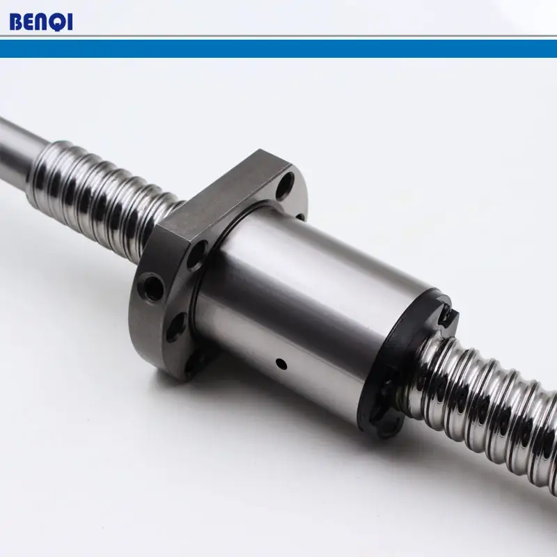 Factory price low noise ball screw Chinese lead screw SFS2525 200mm with a ball nut can be customized