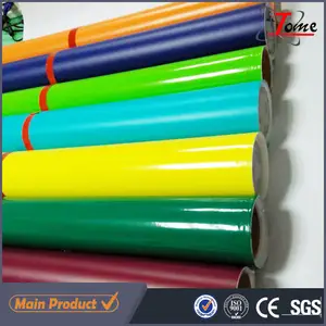 Chine fabricant distribuer cut vinyle/couleur vinyle autocollant/pvc couleur auto-adhésif vinyle