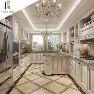 العتيقة خشب الساج مطبخ مجلس الوزراء خزانة مطبخ خشبية - Product Image 1
