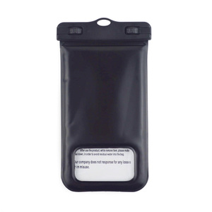 Claro negro pantalla sensible PVC bolso impermeable del teléfono móvil/caso con ventana para tomar <span class=keywords><strong>fotos</strong></span> - Product Image 3