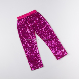 Leggings Neri Eleganti per Bambine, <span class=keywords><strong>Pantaloni</strong></span> in Cotone per Neonati, <span class=keywords><strong>Pantaloni</strong></span> in Maglia con <span class=keywords><strong>Paillettes</strong></span> per Bambini - Product Image 3