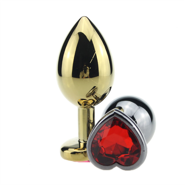 wie befriedige ich mich Comprar PLUG ANAL GRANDE METAL REVESTIDO EM SILICONE10 X 4 CM COM PEDRA  BRILHANTE main image 0