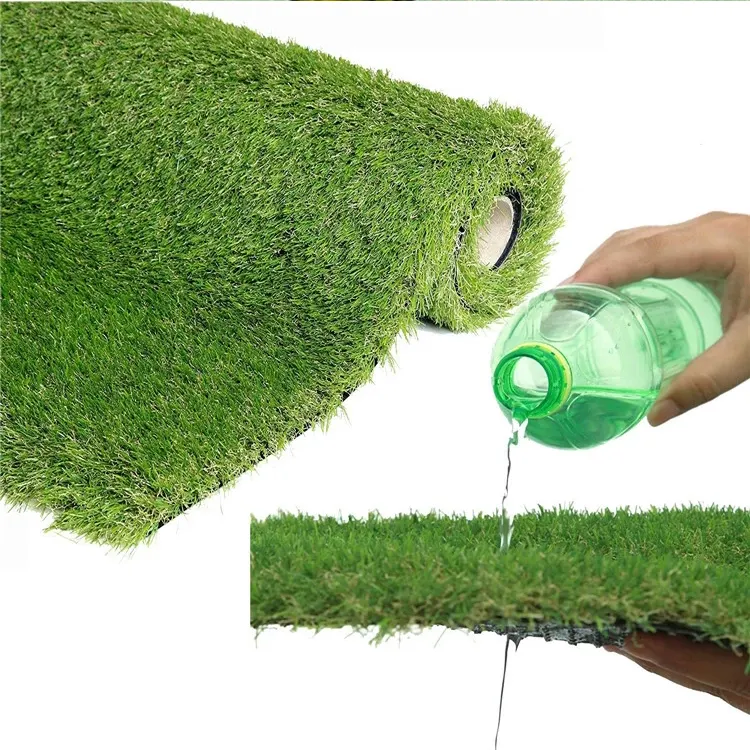 Top quality grass garden decor plastic green grass carpet artificial