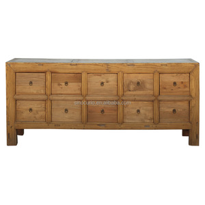 Armoire de <span class=keywords><strong>buffet</strong></span> moderne Vintage au style américain, mobilier en <span class=keywords><strong>buffet</strong></span> naturel de <span class=keywords><strong>salon</strong></span> - Product Image 4