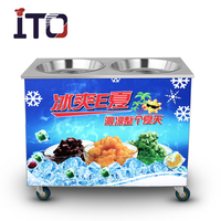 Commerciële Gebakken Ijs Machine Voor Fruit, Ijs, Yoghurt