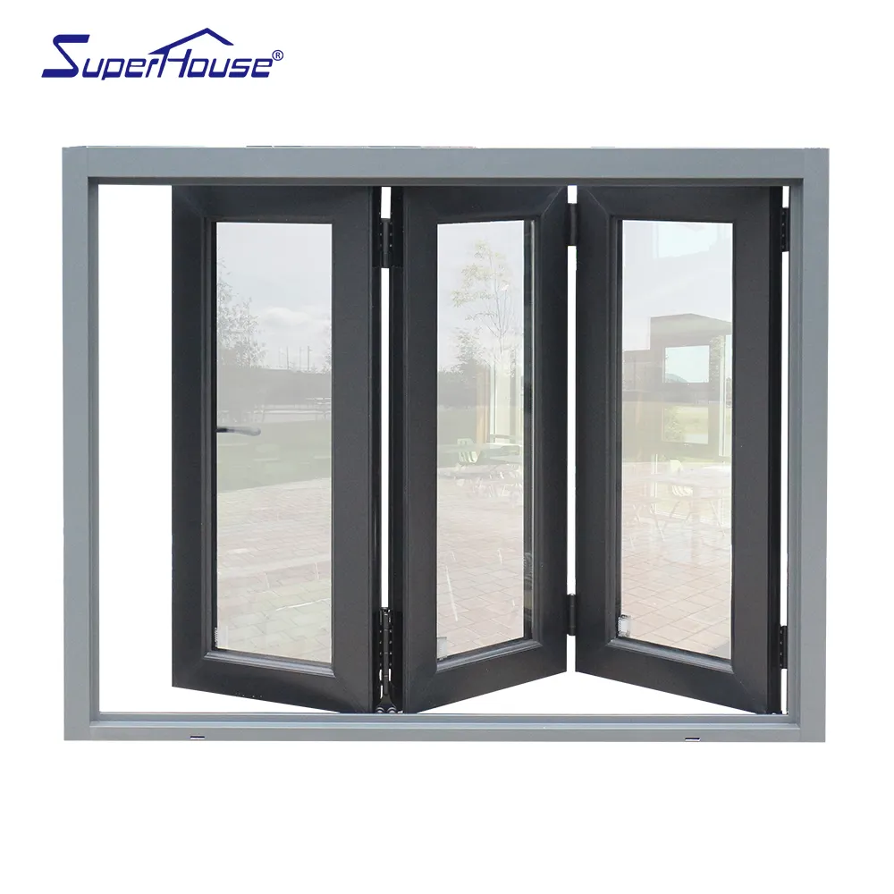 Superhouse Kogelvrij Beglazing Aluminium 3 Glas Windows Europa Triple Pane Windows