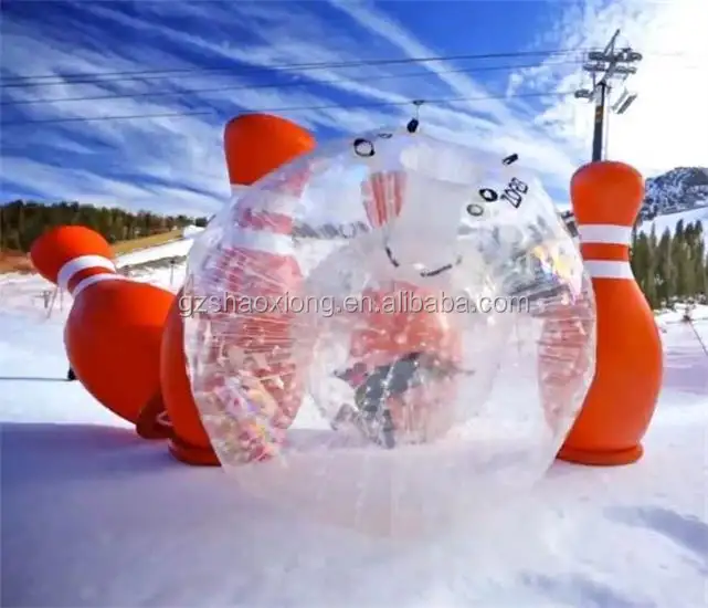 Bola de tigela humana inflável, melhor preço, para gramado ao ar livre e terra de neve, jogo inflável enorme