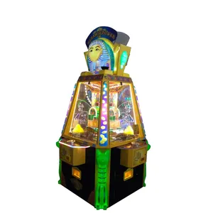 Muntautomaat Indoor Loterij Amusementspiramide Van Rijkdom Munt Pusher Ticket Verlossing Game Machine Te Koop