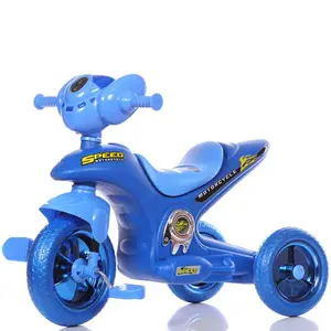Blu all'ingrosso bambini triciclo per i bambini di formazione