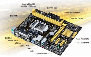 Nueva Placa Base Original H81 para <span class=keywords><strong>Asus</strong></span> H81M-D - Product Image 4