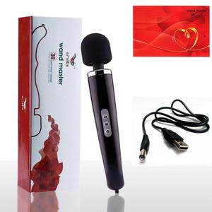 Recarregável Multi-velocidade Poderoso Adulto masculino Full <span class=keywords><strong>Body</strong></span> sem fio av Wand Massager