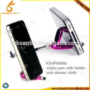 teléfono móvil stand titular para el iphone con lápiz capacitiva <span class=keywords><strong>de</strong></span> la pantalla táctil <span class=keywords><strong>de</strong></span> la pluma - Product Image 1