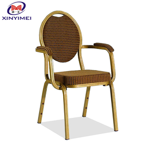 Chaises de banquet à accoudoirs en métal bon marché pour hôtel, vente en gros en Chine, meubles 2021, utilisées pour les conférences - Product Image 6