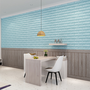 Panneaux muraux en mousse PE 3D en briques de toutes les couleurs, <span class=keywords><strong>papier</strong></span> <span class=keywords><strong>peint</strong></span>/autocollants 3D en briques autocollants, nouveau design tendance 2019 - Product Image 6